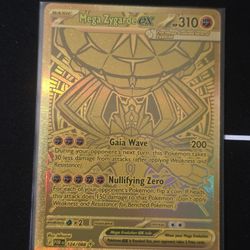 Mega Zygarde Ex GOLD