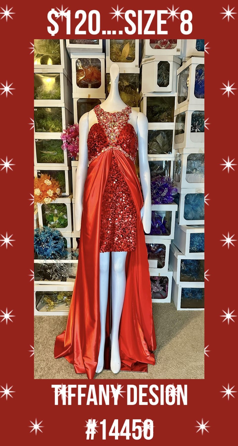 open lace back dress Elegant Christmas Party Dresses for Girls  Sparkling Ball Gown
