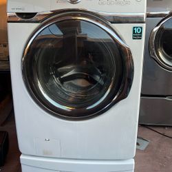 Samsung Washer And Gas Dryer With Pedestal 