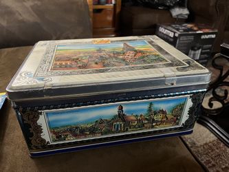 Vintage German Metal Box