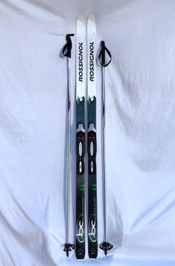 Rossignol 170 BC Back Country BC 70 Skis + Rossi NNN BC Bindings + Komperdell Nordic 150cm Poles