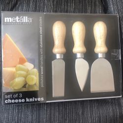 Metálla Cheese knives, set of 3 