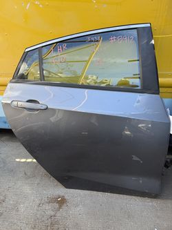 Chevrolet Volt Rear Door Gray Passenger Side RH 2016 - 2019 ; J438