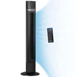 New in box 48 in. 4 Speeds Xtra Air Tower Fan in Black