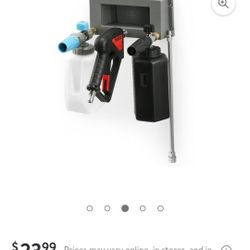 PWACCS Pressure Washer Gun Holder, Foam Cannon Holder, 1/4" Quick Connect Pressure Washer Nozzle Tip and Wand Hold