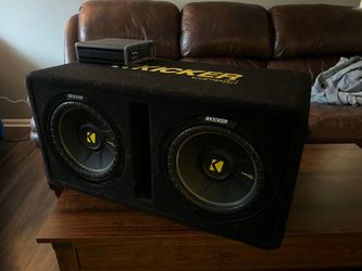 Kicker Comp C Dual 10” Subwoofers and CX 800W Amp