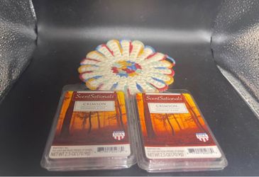 Lot of 2 ScentSationals Crimson Cranberry & Oak Wax Melts