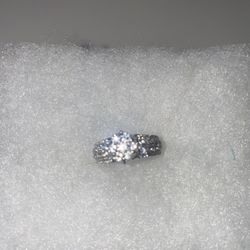Diamond White Gold  Engagement or Wedding  Ring
