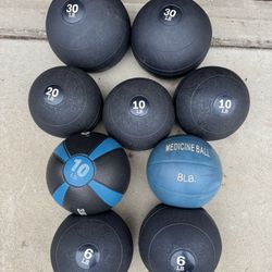 Slam Balls/Medicine Balls (prices In Description)
