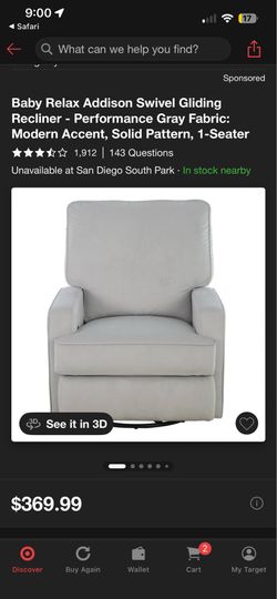 Nursing recliner chair Baby Relax Addison