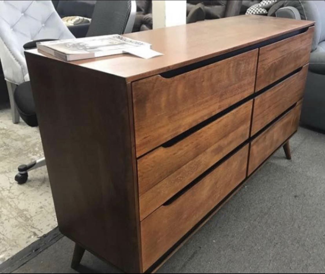 New Mid Century Modern Dresser/ Free Delivery