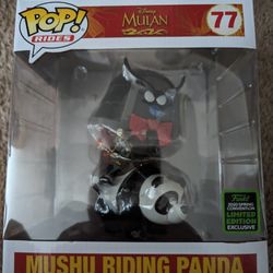 Funko pop Mushu Riding Panda