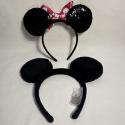Disney Parks, Mickey & Minnie Ears Set 