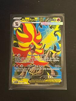 Mega Pyroar ex 2026 Pokemon Evolution Chaos Rising #099/086 Ultra Rare