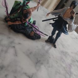 Anime figurine Zoro and sasuke