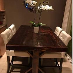 Custom Designed Farmhouse Dining Tables. 