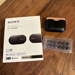 Sony WF-1000XM3 Noise Canceling Wireless Earbuds With AlexaVoice cControl and Mic