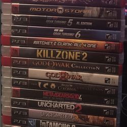 PS3 Exclusive Games Bundle 