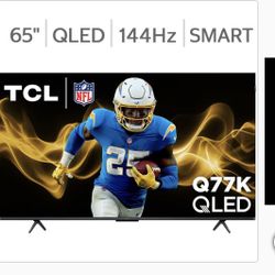 4k Tv Tcl 65inch Smart QLED 144hz HDMI 2.1 