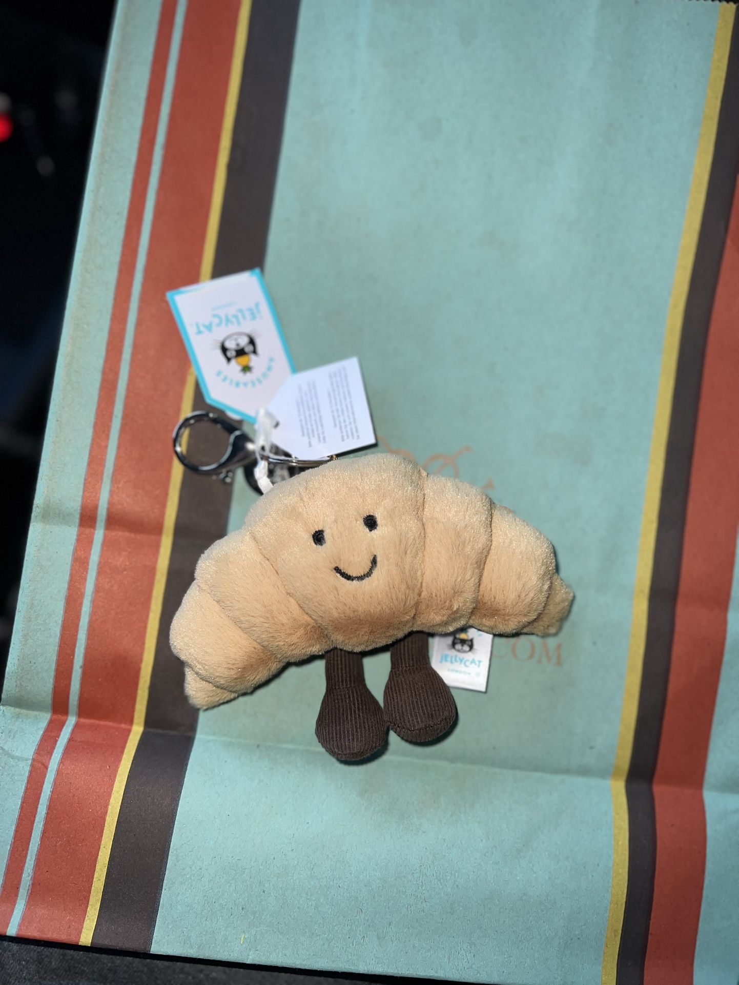 Jellycat Croissant Keychain