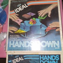 Vtg Hands Down Game 
