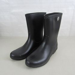UGG Sienna Matte Women's Size 10 Rain Rubber Boots Black 1100510



