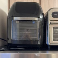 Black Digital Air Fryer Kitchen Appliance