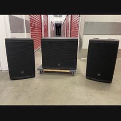 JBL EON Speakers & Sub