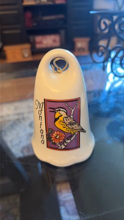 Montana Souvenir Ceramic Bell
