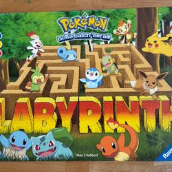 Pokemon Labyrinth Board Game Complete Open Box