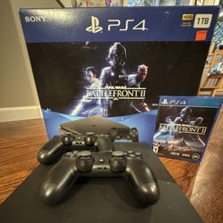 1TB PS4 Slim + Extra Controller + Games 