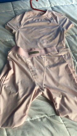 Pink two piece set
