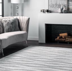 Brand New Modern Gray Area Rug