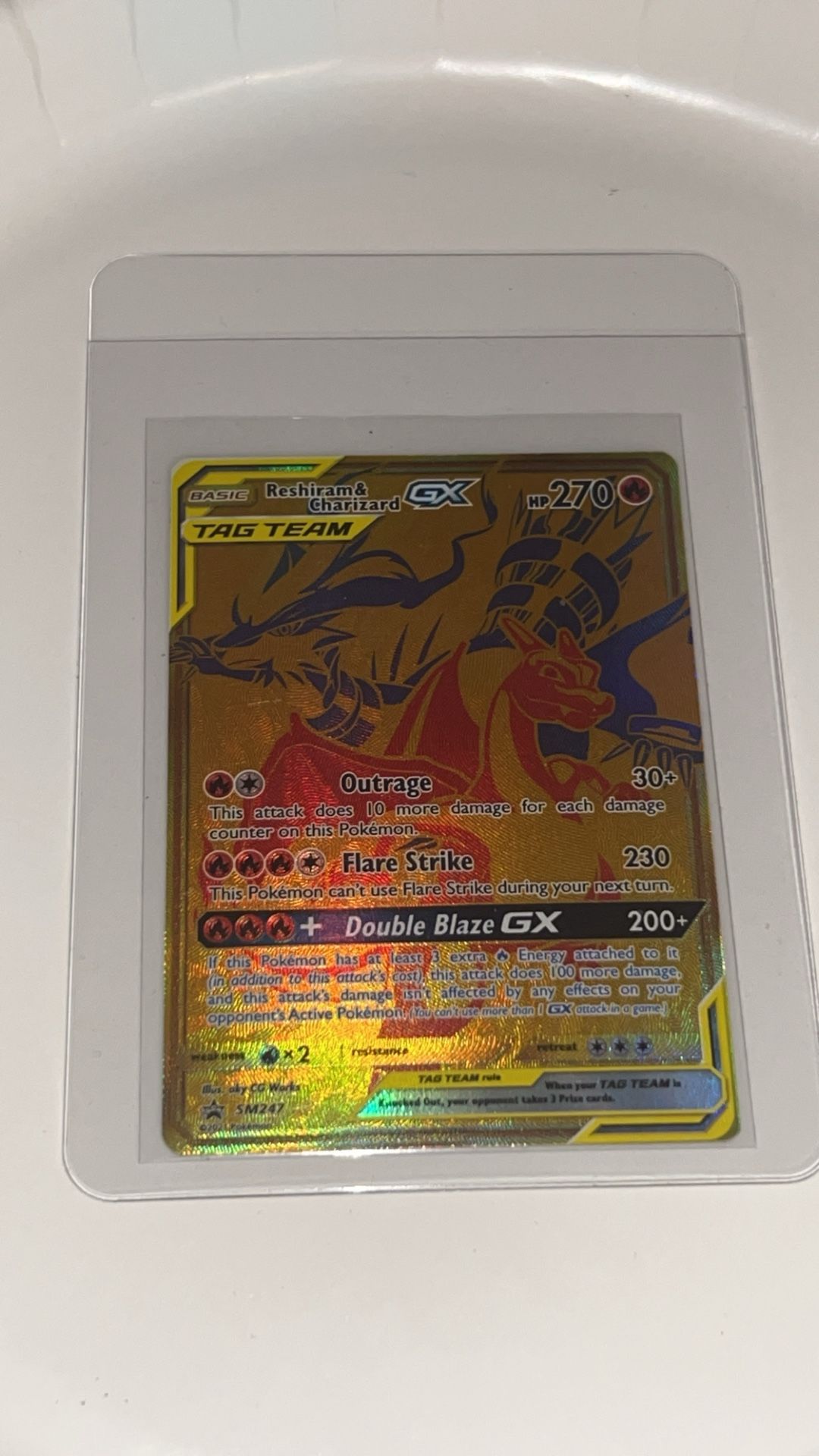 Reshiram & Charizard GX Tag Team