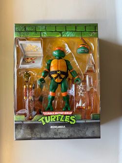 Super 7 Ninja Turtles Michaelangelo $80 cash