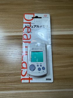 SEGA Dreamcast Visual Memory Unit VMU Memory Card LCD NTSC-J White/Blue HKT-7002