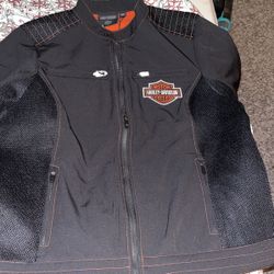 Jacket/Harley Davidson Motor Cycle Size 1W