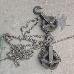 vintage differential chain hoist Ford Chain Block Co