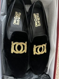 SALVATORE FERRAGAMO Manhattan Loafers Velvet