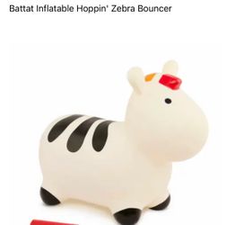 Inflatable Hoppin' Zebra Bouncer