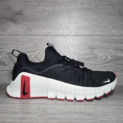 Nike Free Metcon 6 Black / University Red / Sail FJ7127-006 Men's Size 11