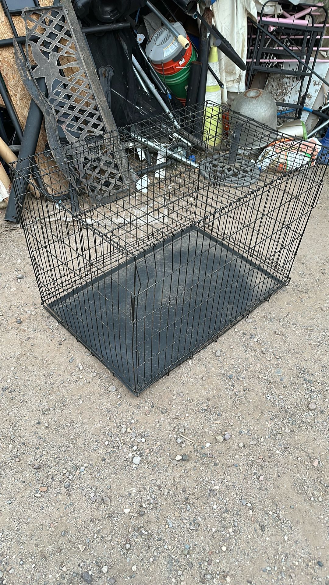 Extra large dog crate 42 inches long by 30 inches high and 27 inches wide