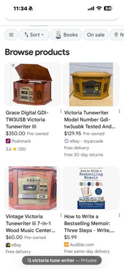 Victoria Tunewriter