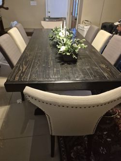 Dining Table with 8 Chairs