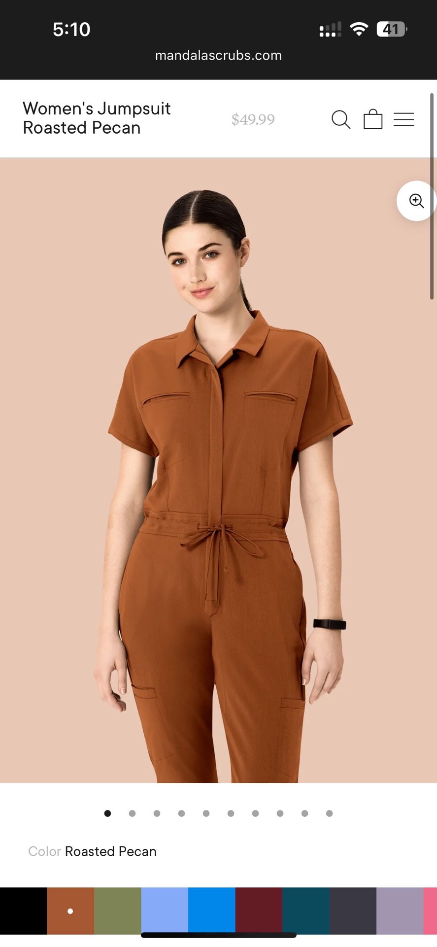 Mandala Jumpsuit Scrubs