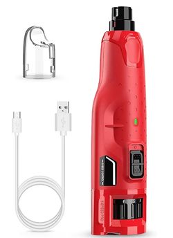 Electric Dog Nail Grinder with LED Light,6-Speed 