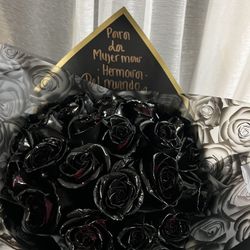 24 Rosas/ Roses Black