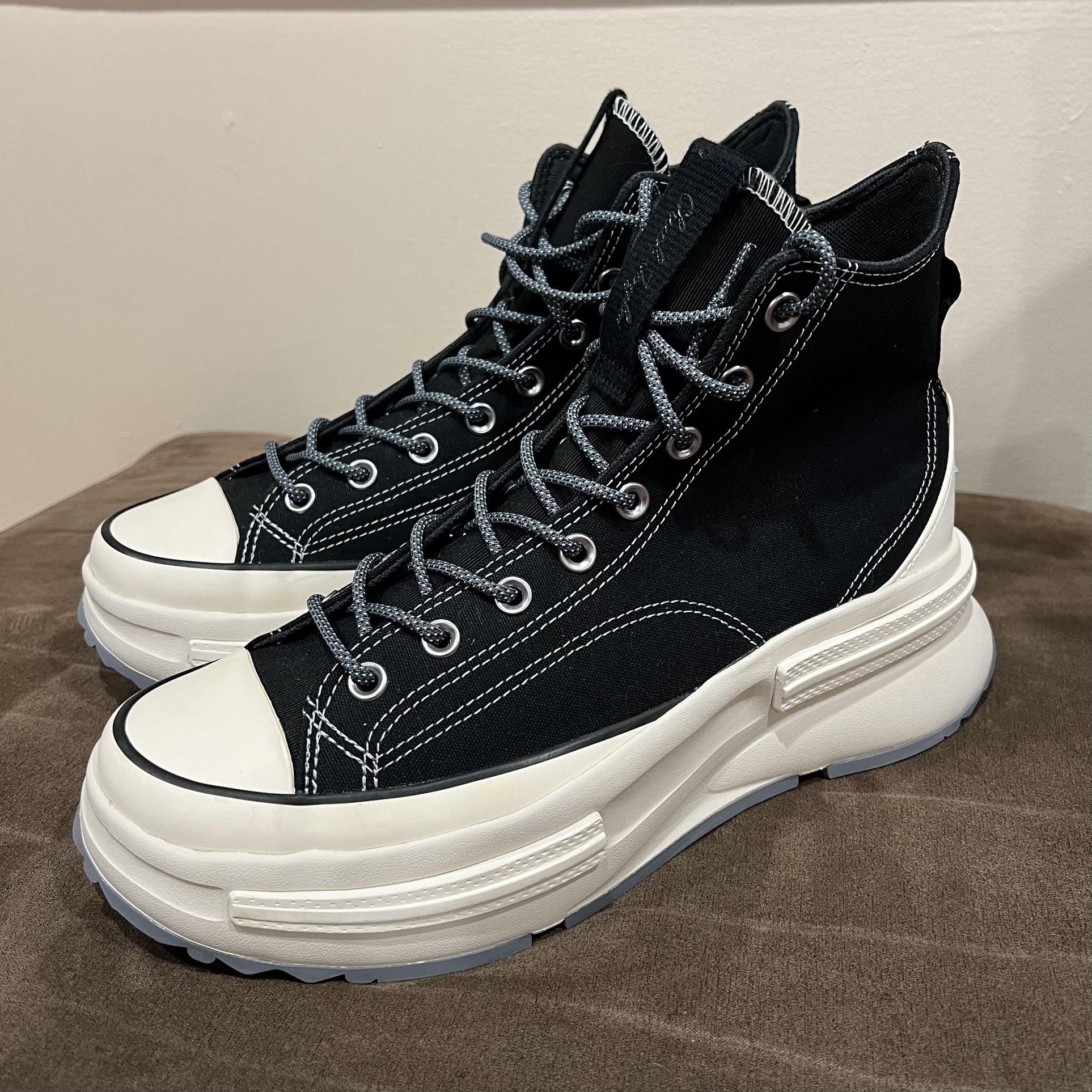 Converse Run Star Legacy CX Black White Unisex Casual Platform Shoes