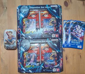One Piece OP-13 EB-03 OP-14 Illustration Box And Packs
