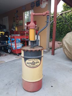 Vintage Oil Dispenser Pennzoil